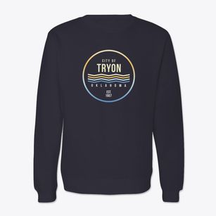 Tryon Oklahoma Color Fade Crewneck Sweatshirt