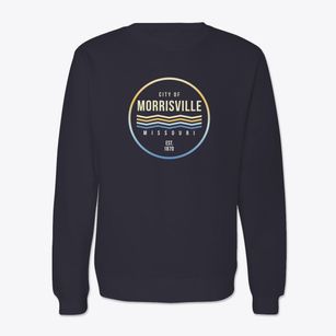 Morrisville Missouri Color Fade Crewneck Sweatshirt