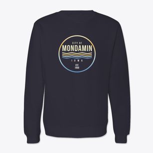 Mondamin Iowa Color Fade Crewneck Sweatshirt
