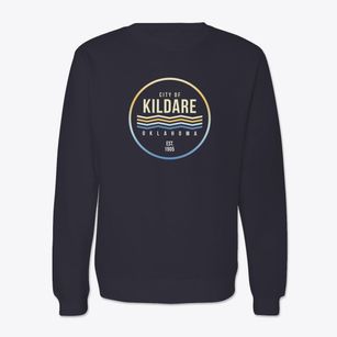 Kildare Oklahoma Color Fade Crewneck Sweatshirt