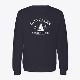 Gonzales Texas Yacht Club Crewneck Sweatshirt