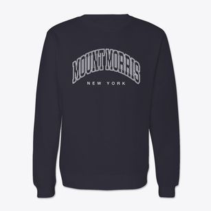 Mount Morris New York Inline Crewneck Sweatshirt