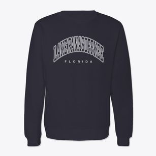 Lake Panasoffkee Florida Inline Crewneck Sweatshirt