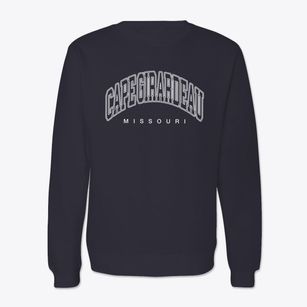 Cape Girardeau Missouri Inline Crewneck Sweatshirt