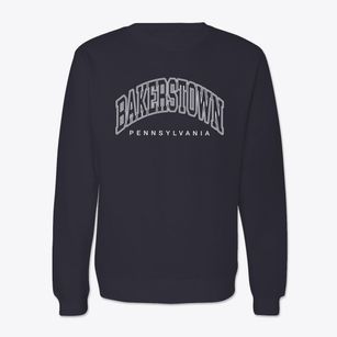 Bakerstown Pennsylvania Inline Crewneck Sweatshirt