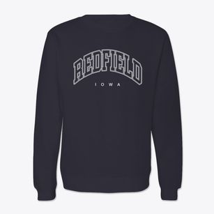 Redfield Iowa Inline Crewneck Sweatshirt