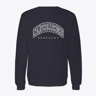 Campbellsburg Kentucky Inline Crewneck Sweatshirt