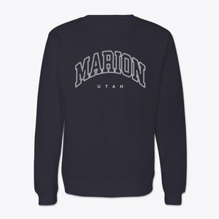 Marion Utah Inline Crewneck Sweatshirt