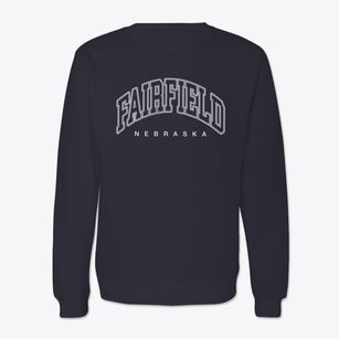Fairfield Nebraska Inline Crewneck Sweatshirt