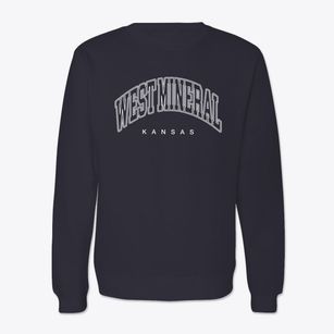 West Mineral Kansas Inline Crewneck Sweatshirt