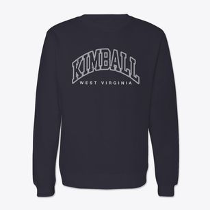 Kimball West Virginia Inline Crewneck Sweatshirt