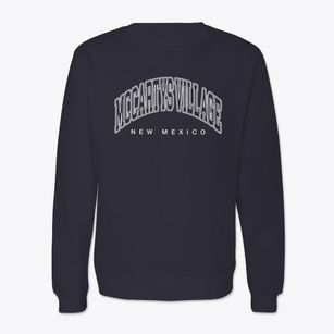 Mccartys Village New Mexico Inline Crewneck Sweatshirt