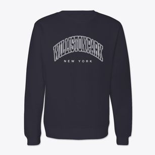Williston Park New York Inline Crewneck Sweatshirt