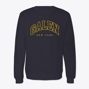 Galen New York Inline Crewneck Sweatshirt