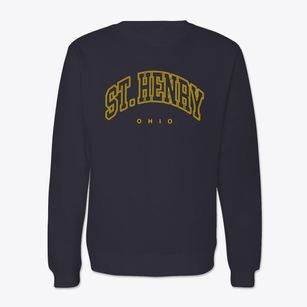 St. Henry Ohio Inline Crewneck Sweatshirt