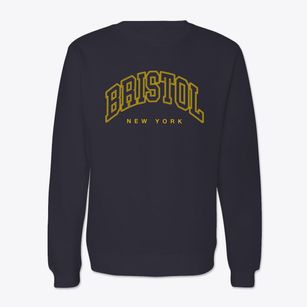 Bristol New York Inline Crewneck Sweatshirt