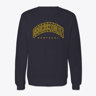 Georgetown Kentucky Inline Crewneck Sweatshirt
