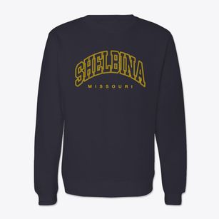 Shelbina Missouri Inline Crewneck Sweatshirt