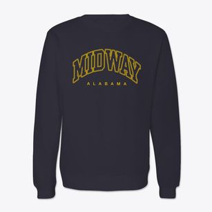Midway Alabama Inline Crewneck Sweatshirt