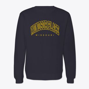 Windsor Place Missouri Inline Crewneck Sweatshirt
