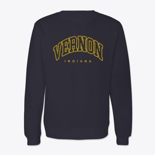Vernon Indiana Inline Crewneck Sweatshirt