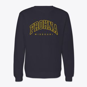 Frohna Missouri Inline Crewneck Sweatshirt