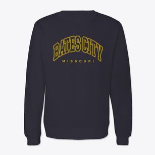 Bates City Missouri Inline Crewneck Sweatshirt