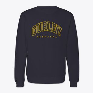 Gurley Nebraska Inline Crewneck Sweatshirt