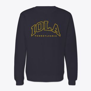 Iola Pennsylvania Inline Crewneck Sweatshirt