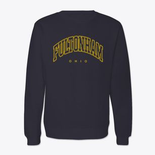 Fultonham Ohio Inline Crewneck Sweatshirt