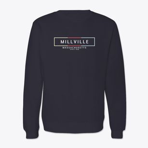 Millville Massachusetts Artbox Crewneck Sweatshirt