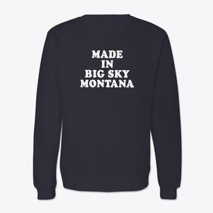 Big Sky Montana Classic 70s Crewneck Sweatshirt