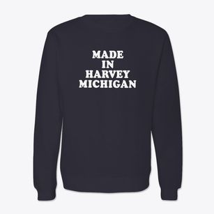 Harvey Michigan Classic 70s Crewneck Sweatshirt