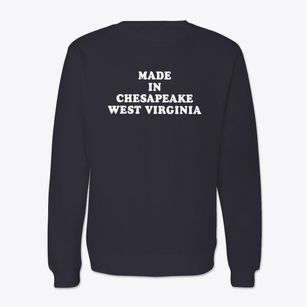 Chesapeake West Virginia Classic 70s Crewneck Sweatshirt