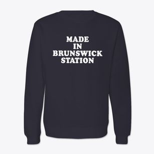 Brunswick Station Maine Classic 70s Crewneck Sweatshirt