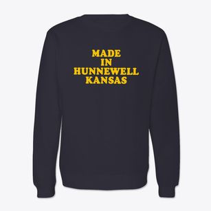 Hunnewell Kansas Classic 70s Crewneck Sweatshirt
