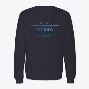 Nyssa Oregon Horizon Crewneck Sweatshirt
