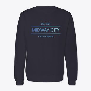 Midway City California Horizon Crewneck Sweatshirt