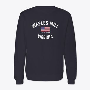 Waples Mill Virginia Patriot Crewneck Sweatshirt