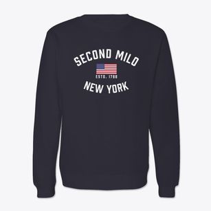 Second Milo New York Patriot Crewneck Sweatshirt