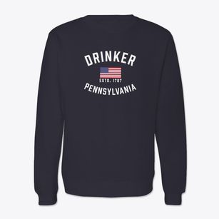 Drinker Pennsylvania Patriot Crewneck Sweatshirt