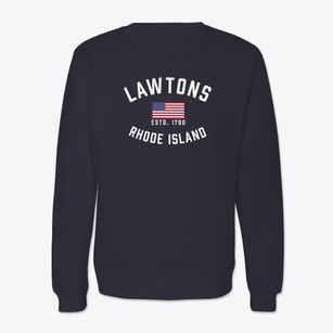 Lawtons Rhode Island Patriot Crewneck Sweatshirt