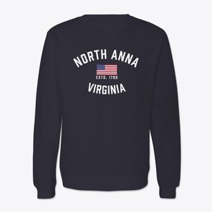 North Anna Virginia Patriot Crewneck Sweatshirt