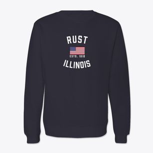 Rust Illinois Patriot Crewneck Sweatshirt