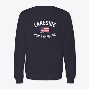 Lakeside New Hampshire Patriot Crewneck Sweatshirt