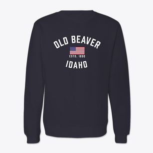 Old Beaver Idaho Patriot Crewneck Sweatshirt