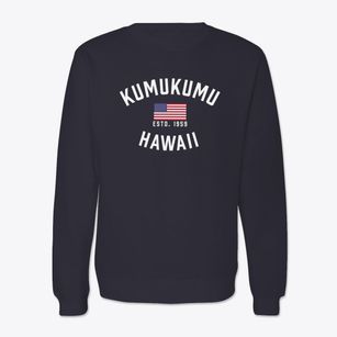 Kumukumu Hawaii Patriot Crewneck Sweatshirt