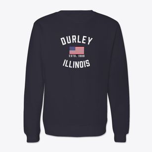 Durley Illinois Patriot Crewneck Sweatshirt