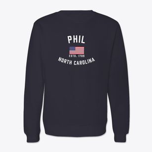 Phil North Carolina Patriot Crewneck Sweatshirt