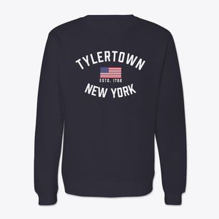 Tylertown New York Patriot Crewneck Sweatshirt